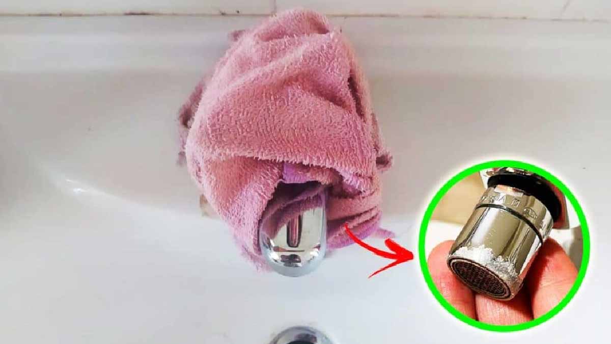 Conhece o truque do nó para descalcificar eficazmente todas as torneiras?