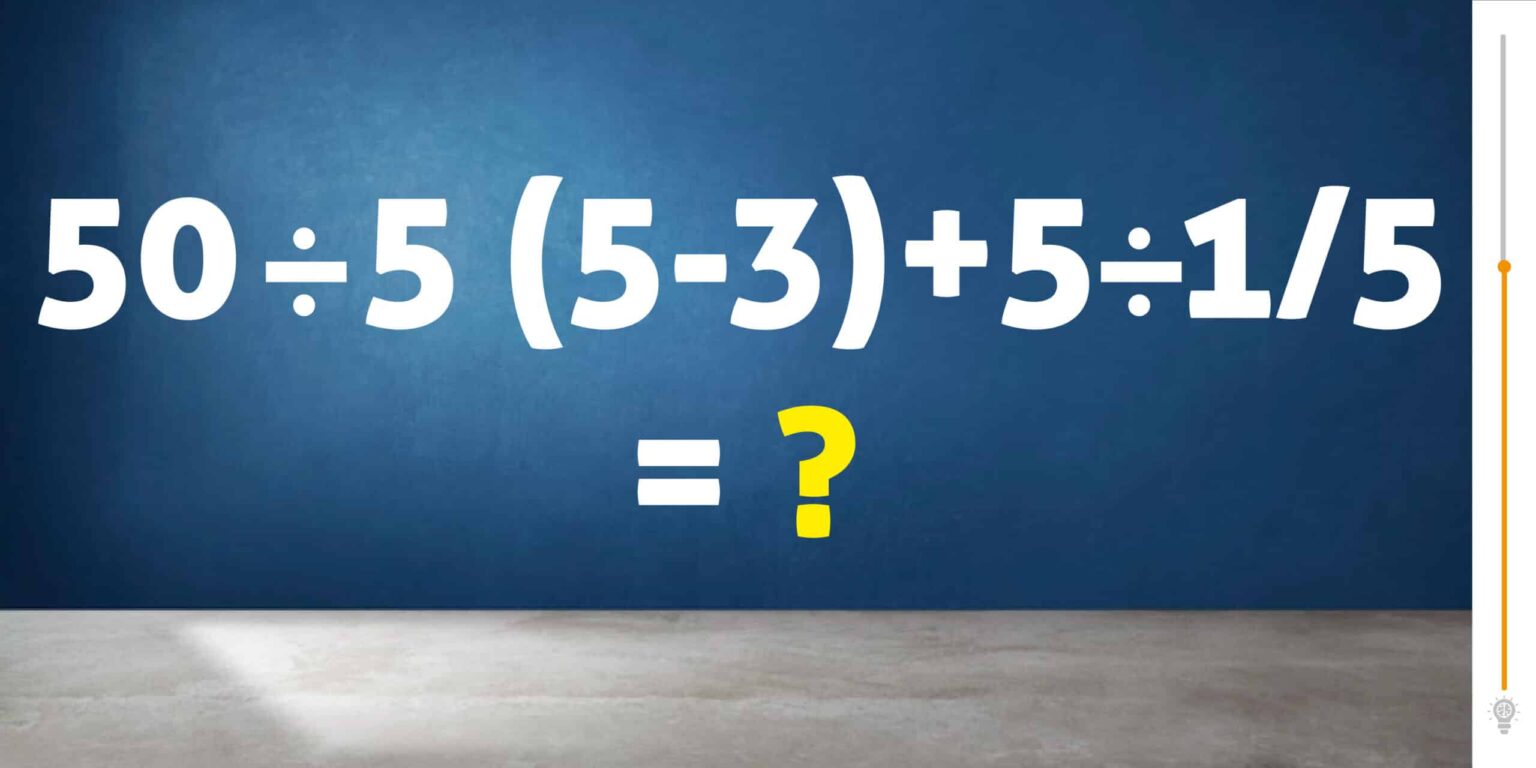 Desafio de QI: Afirme seu poder cerebral ao aplicar regras matemáticas nesta equação