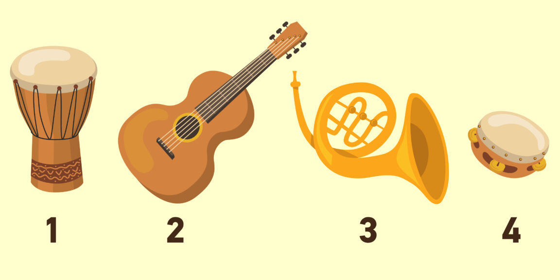 Quais são seus gostos musicais? Escolha o instrumento que mais gosta e descubra-os