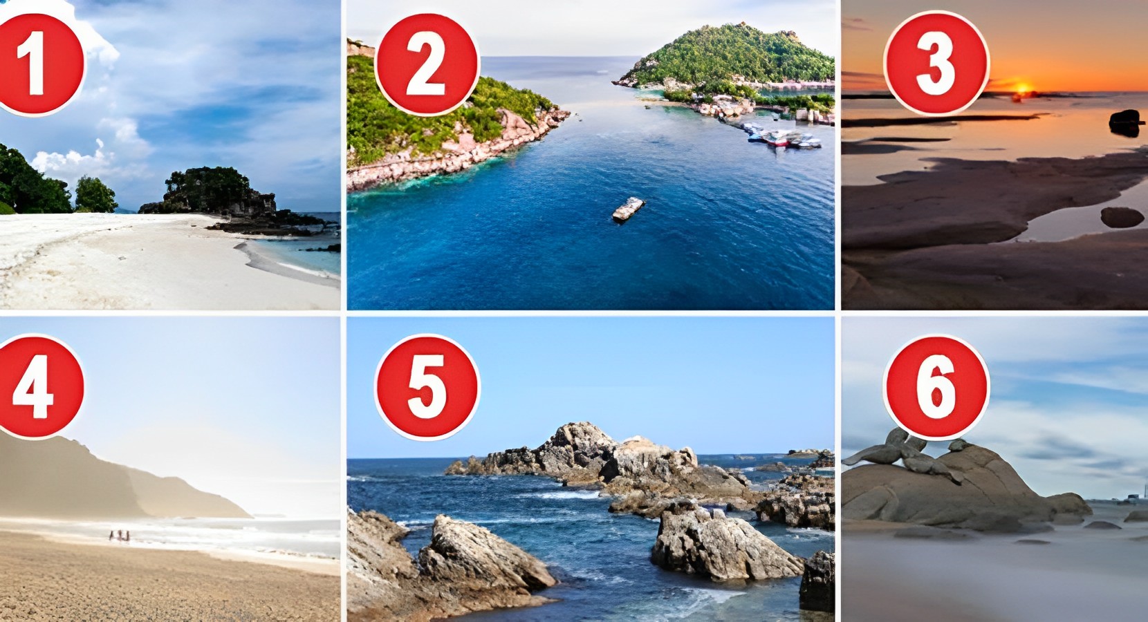 Qual praia você escolheria para suas férias? Sua escolha pode dizer muito sobre sua personalidade!
