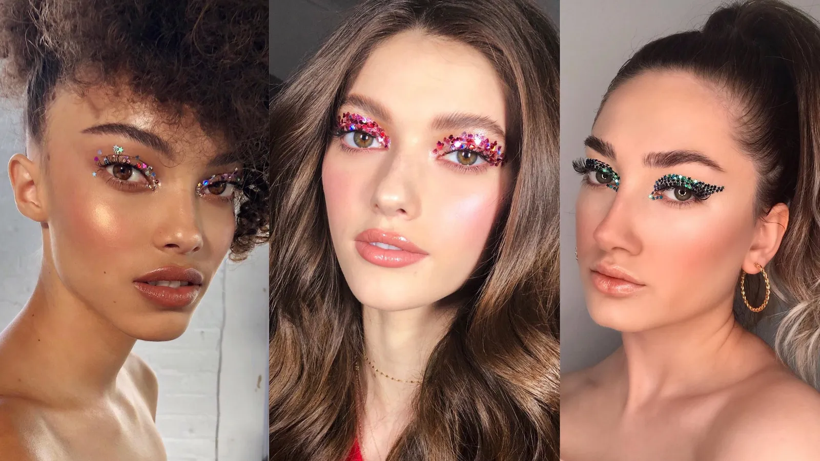 7 ideias de maquiagem para os olhos com glitter que irão melhorar sua aparência
