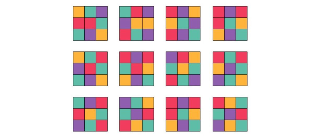 Teste de velocidade mental: identifique quadrados idênticos em menos de 15 segundos