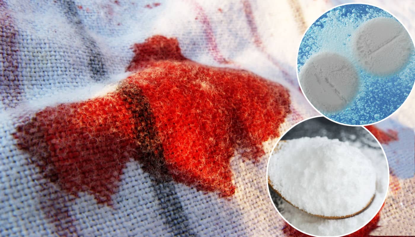 Como remover com eficácia manchas de sangue de lençóis e fronhas?