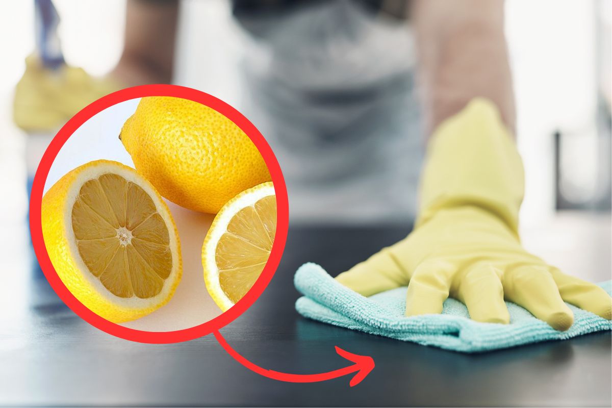 Limpeza doméstica com limão