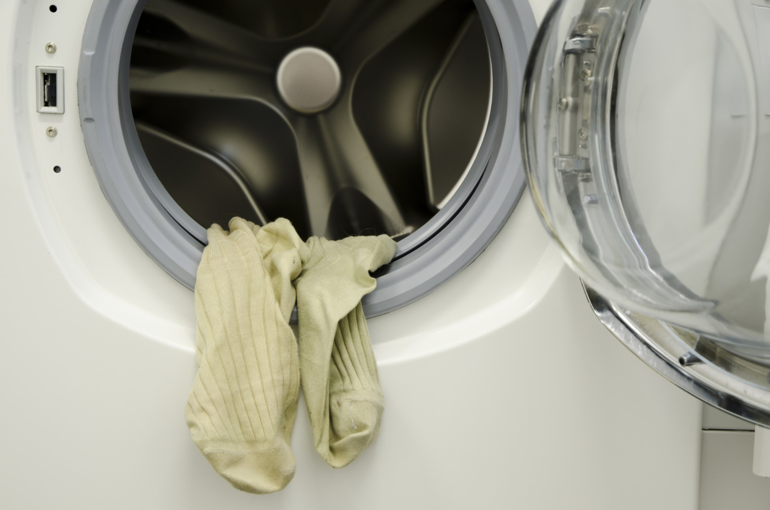 folha de louro na máquina de lavar