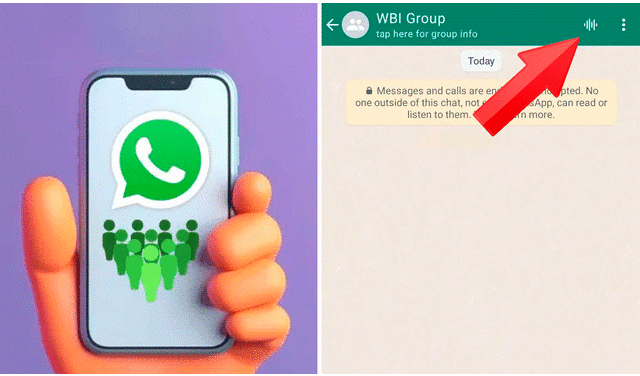 Novo botão do WhatsApp para chamadas em grupo. Foto: Reprodução/Wabetainfo