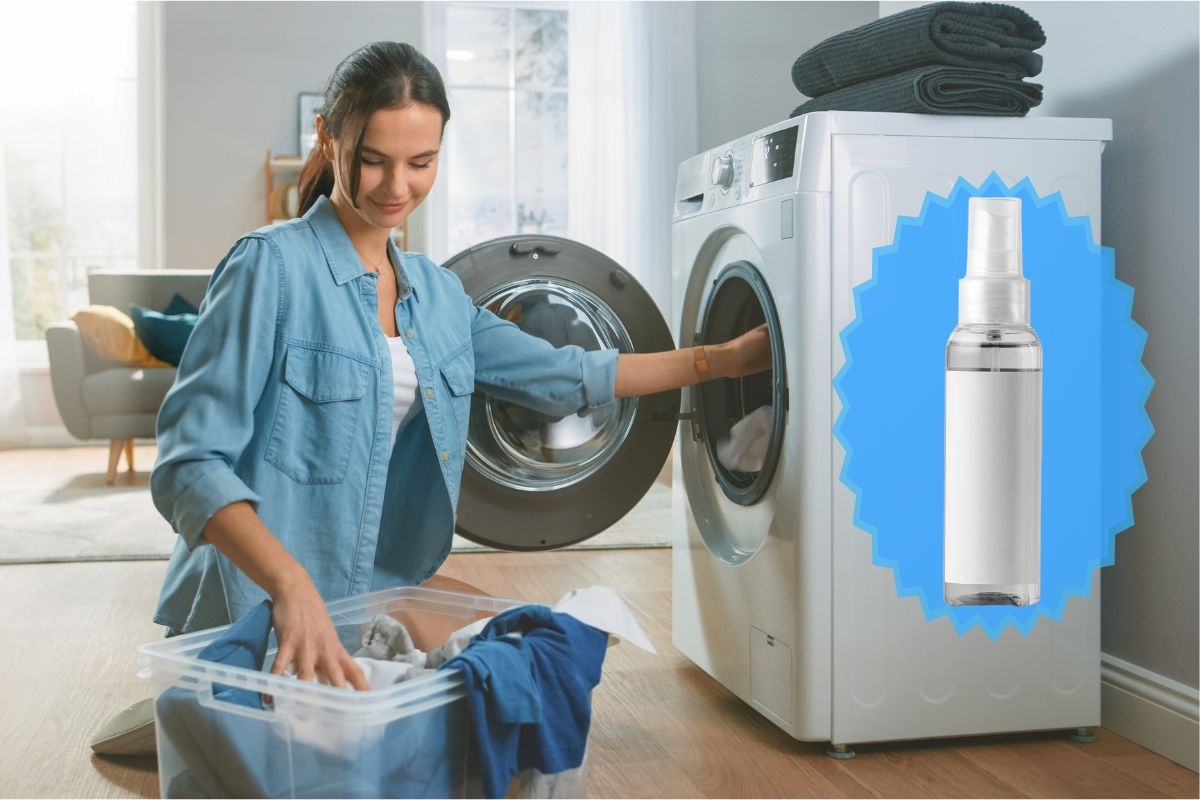 roupas claras manchadas na máquina de lavar. Foto: Canva