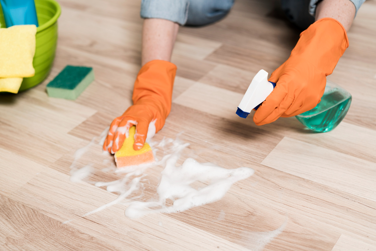 Como remover manchas de ferrugem de pisos de vinil com segurança