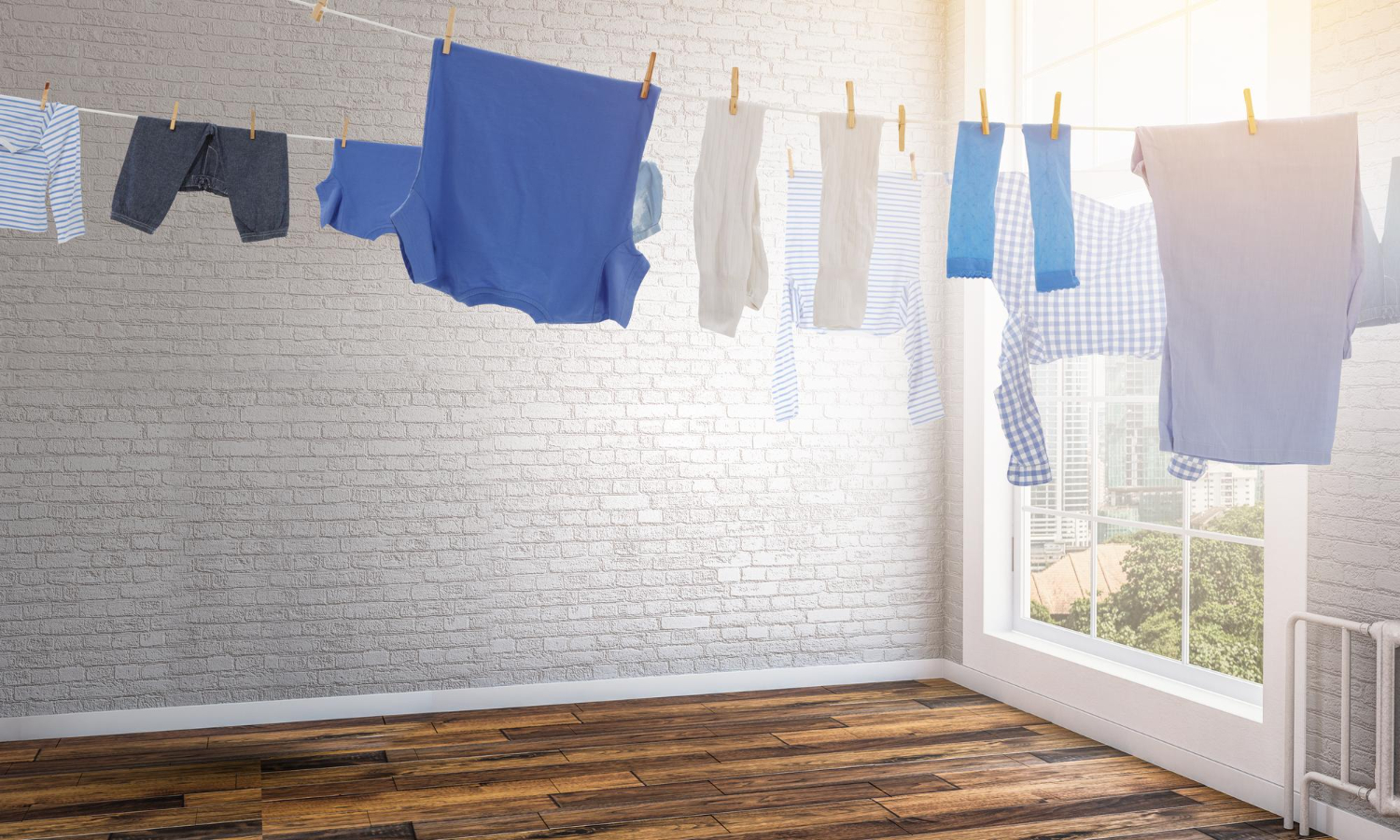 Por que você não deve mais secar a roupa molhada dentro de casa? 