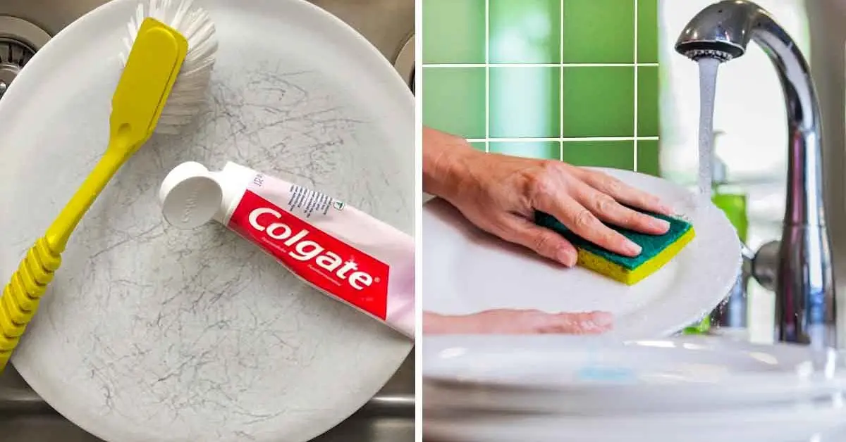 Como remover arranhões de pratos com pasta de dente?
