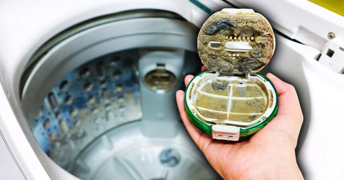 Que parte da máquina de lavar deve ser limpa para que a roupa não cheire mais mal?