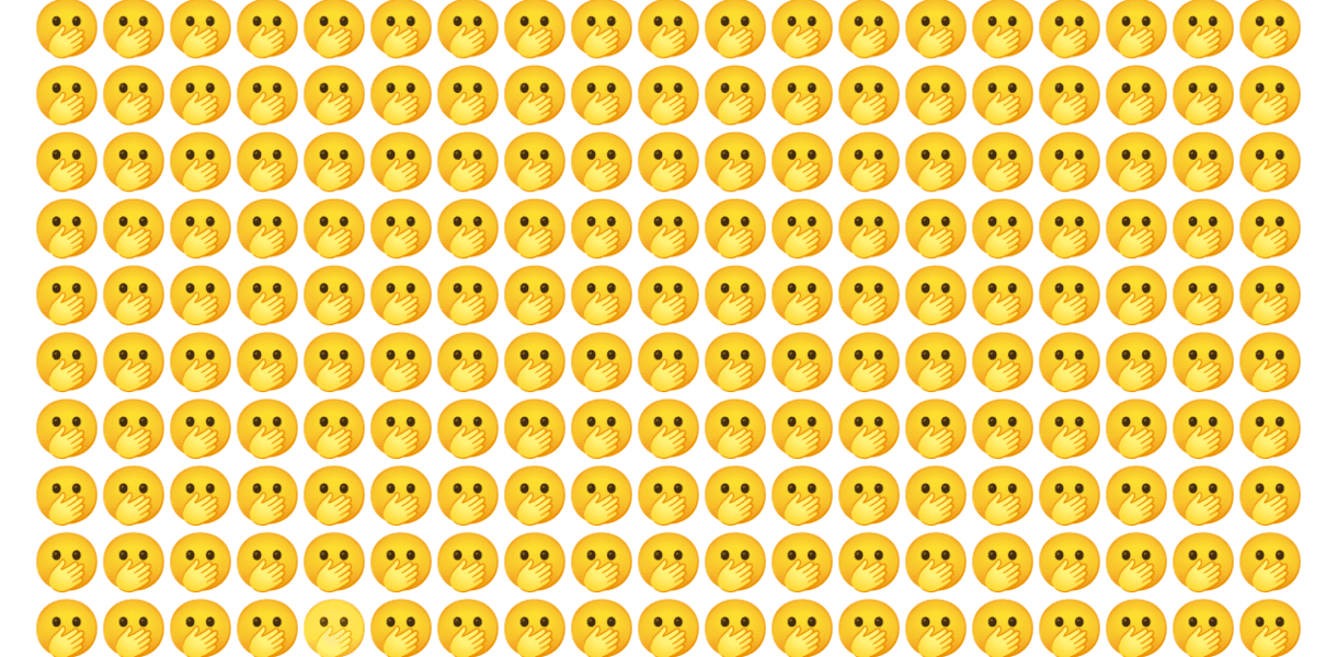 O desafio final: encontrar o estranho escondido entre esses emojis em menos de 20 segundos!