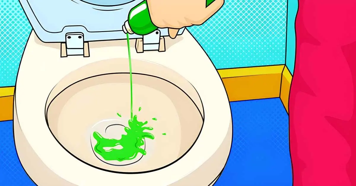 Como usar detergente líquido para desentupir o vaso sanitário?