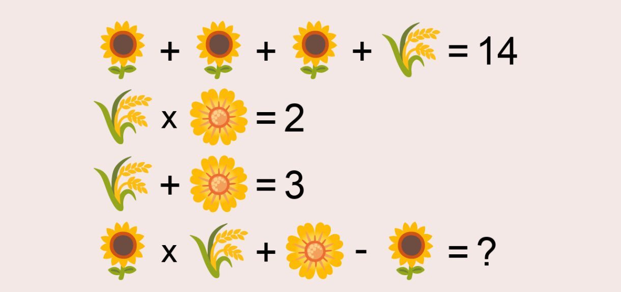 Resolva esse enigma floral em menos de 54 segundos e prove sua inteligência
