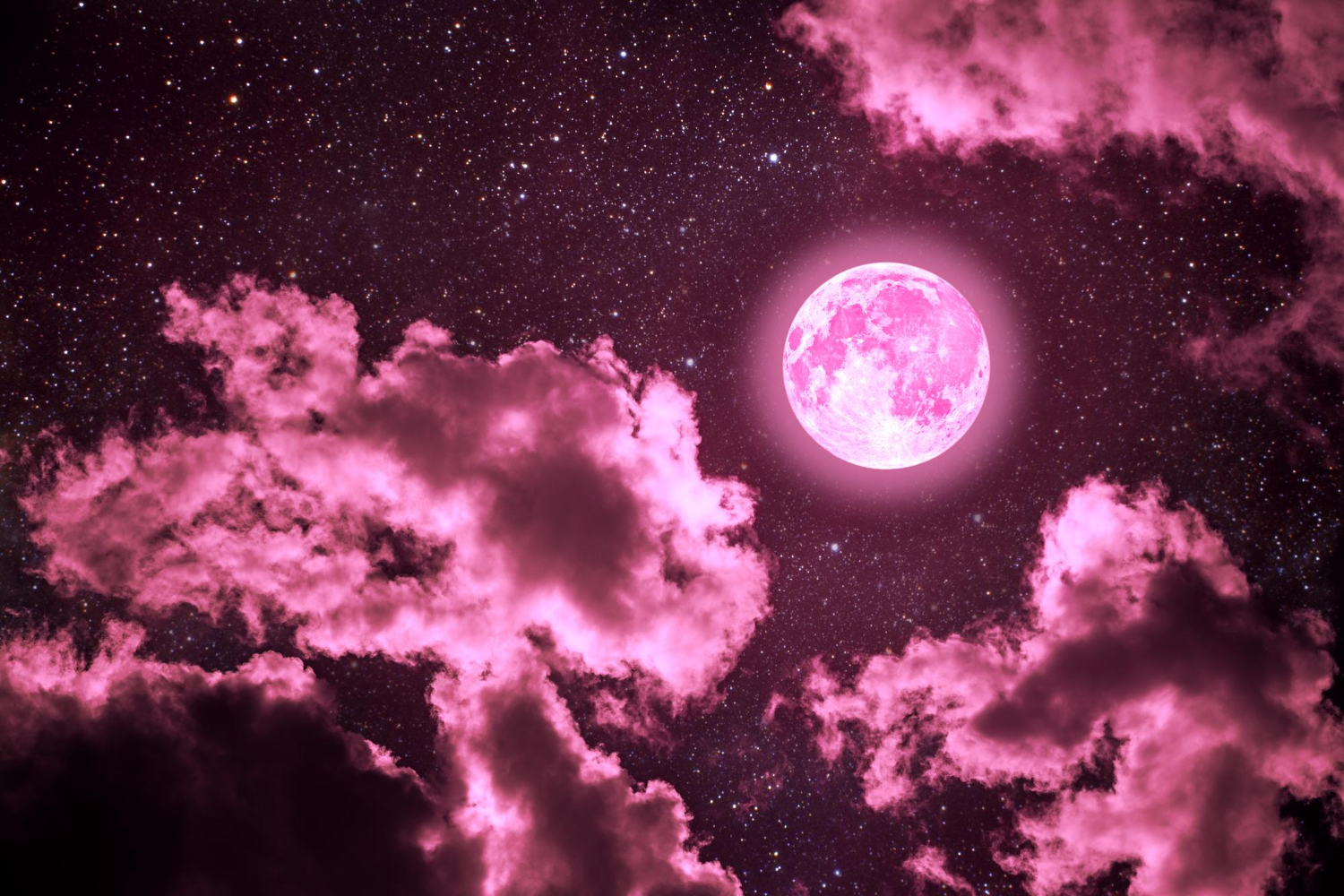 lua cheia rosa 