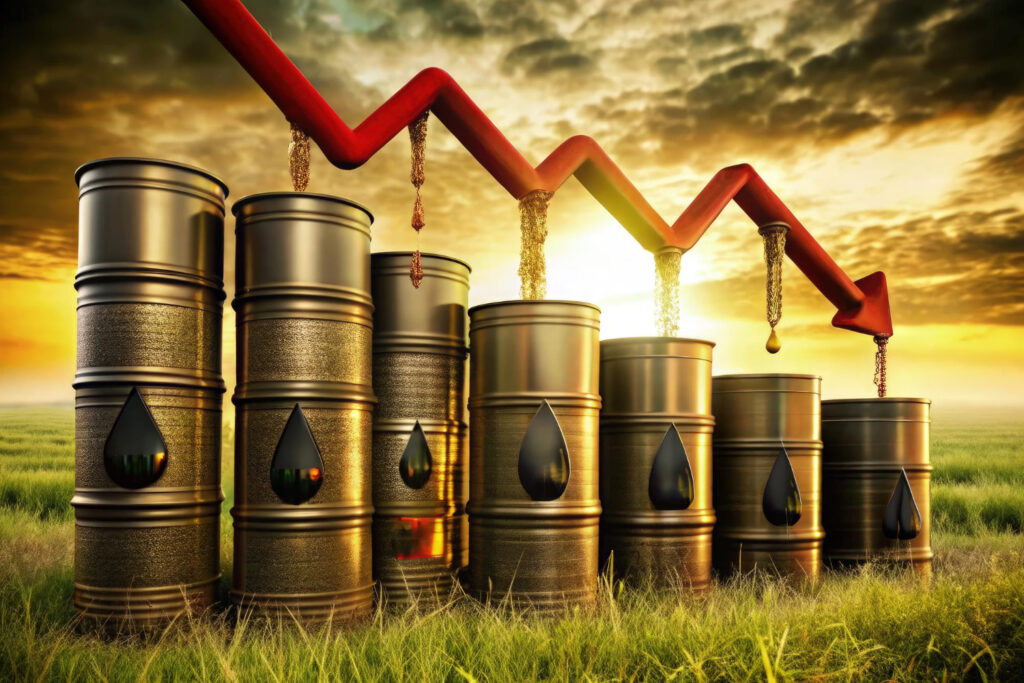 Petróleo bruto enfrenta a maior perda semanal em um mês