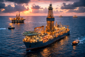 Petrobras, offshore, navios-sonda, plataformas flutuantes, petróleo Brasil