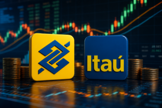 BBAS3 ou ITUB4? Inadimplência coloca Banco do Brasil e Itaú no centro das atenções antes dos balanços